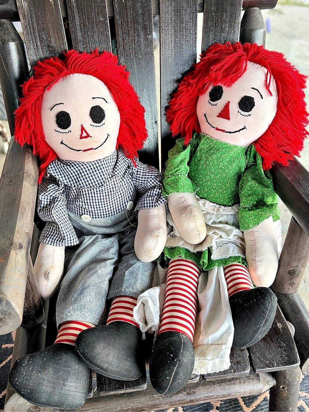 Raggedy Ann & Andy Dolls Set handmade